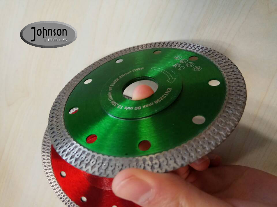 115 mm hochwertiges Mesh Turbo Rim Rivet Beide Verstärktes Diamantsägeblatt