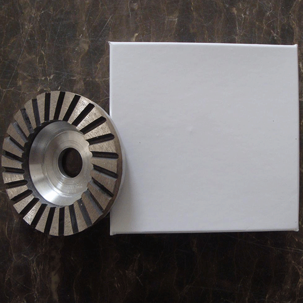 Diamant-Turbotopfscheibe mit Aluminium-Stahlscheibe