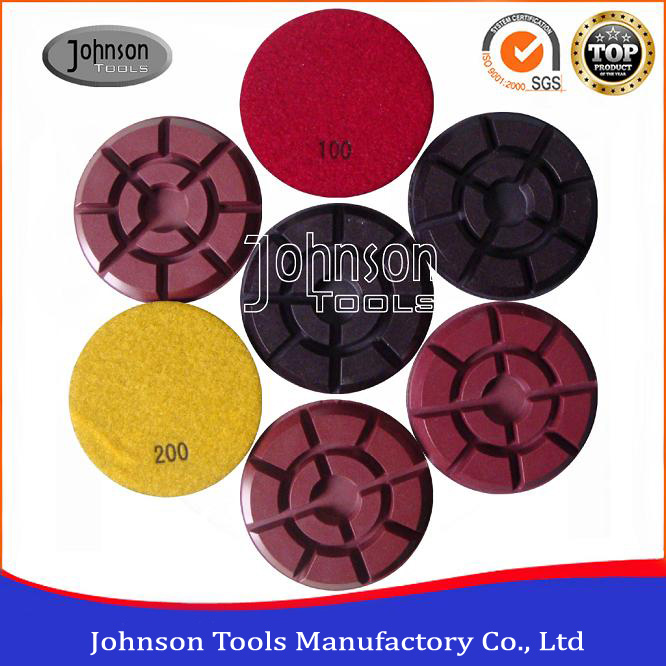 75–100 mm Diamant-Polierpads für Beton