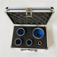 20/35/45/55/68 mm M14 vakuumgelötete Trocken-Diamant-Kernbohrer für Fliesen mit Aluminium-Box-Set