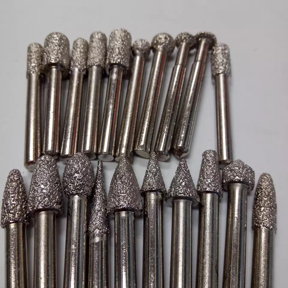 Steinschnitzkraft -Vakuum -Diamanten -Werkzeuge montiertes Punkte für Granitmarmor gesetzt