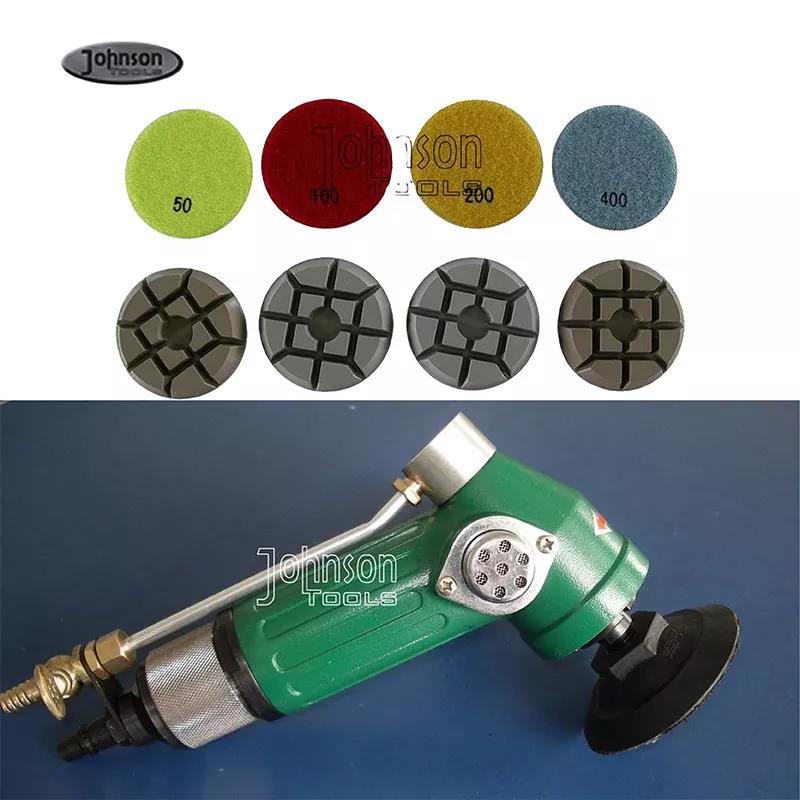 China Herstellung 3 "75 mm trockener Beton -Diamantpolierpolster