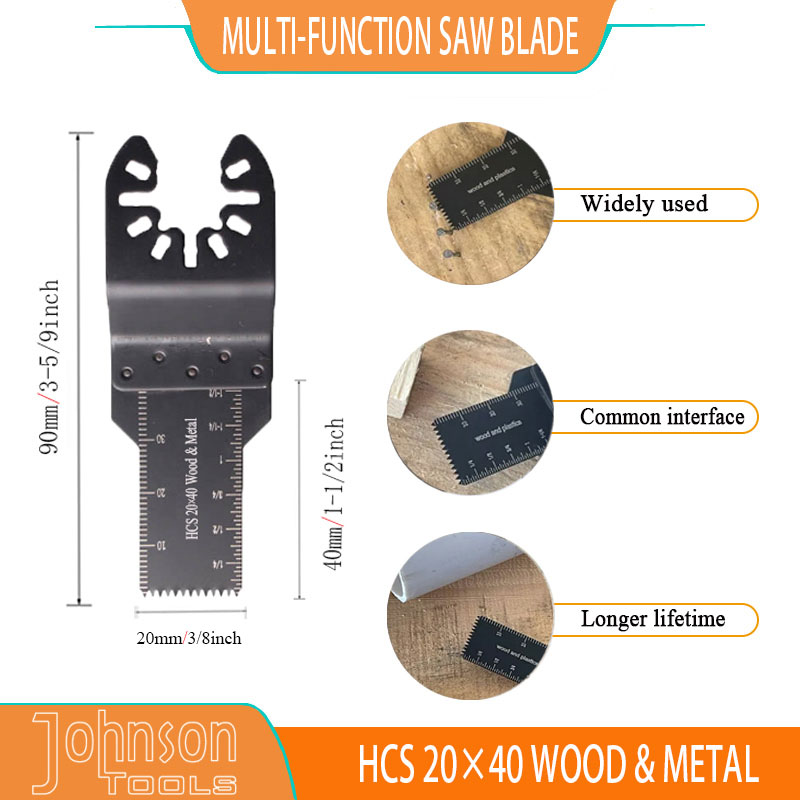 20x40mm Standard HCS Dünne oszillierende Multitool -Klingen für Holz und Kunststoff