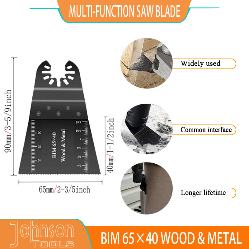 Custom Design 65mm Multi-Fit Standard BI-Metal Oscillating Saw Saw Blades für Türjamb