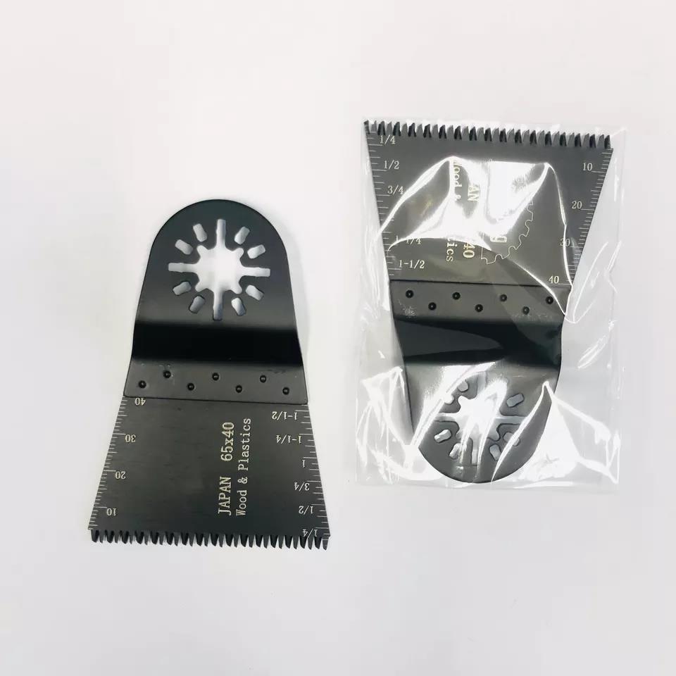 Schnellfreisetzung 65 mm Prescion Japan Zähne Schließe oszillierende Multi -Werkzeugsägen -Klingen